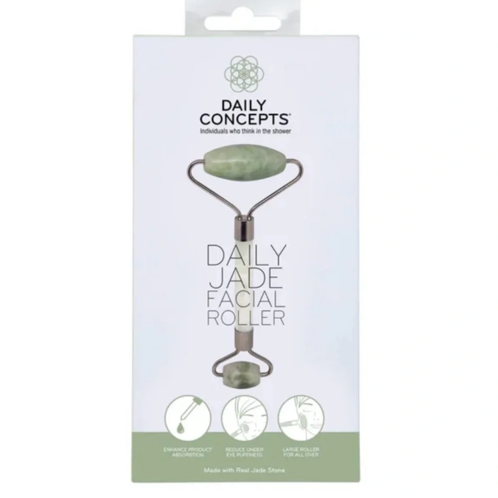 Daily Concepts Jade Daily Facial Roller New in Box Helps Reduce Puffiness